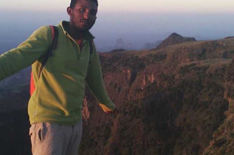 The ethiopian guide Heile Michael Ayelegne