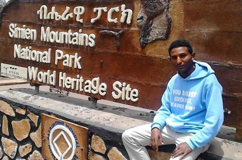 The ethiopian guide Heile Michael Ayelegne